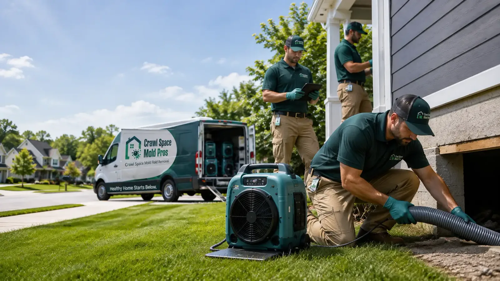 Crawl Space Mold Removal in Beaverton, MI